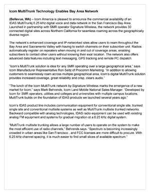 Press Signature Wireless Group